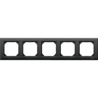Schneider Electric MTN486514 MERTEN M-Plan РАМКА 5 постов, АНТРАЦИТ SM