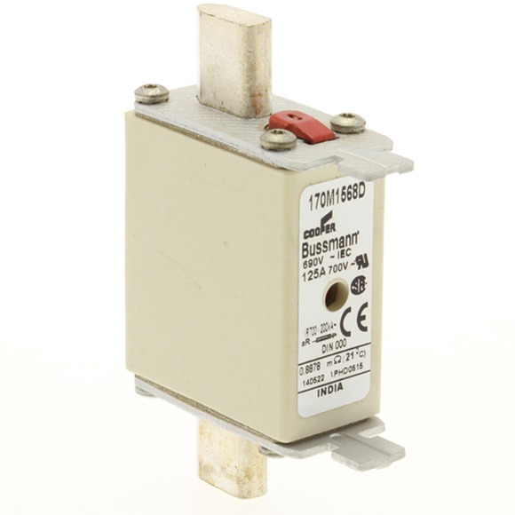 170M1568D Быстрый предохранитель 125A 690V aR DIN 000 HSDNH