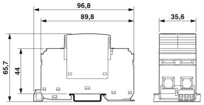 Phoenix contact 2910344 VAL-US-48/40/1+1V-FM Устройство защиты от перенапряжений, тип 2