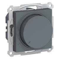 Schneider Electric ATN000736 ATLASDESIGN СВЕТОРЕГУЛЯТОР (диммер) поворотно-нажимной, 630Вт, мех., ГРИФЕЛЬ