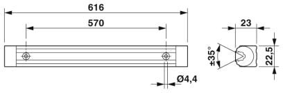 Phoenix contact 2702477 PLD M 160 W-95/105 616 Светодиодный станочный светильник