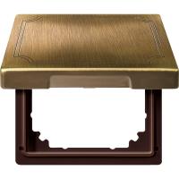 Schneider Electric MTN516443 MERTEN АДАПТЕР из System M в System D с крышкой, АНТИЧНАЯ ЛАТУНЬ, SD