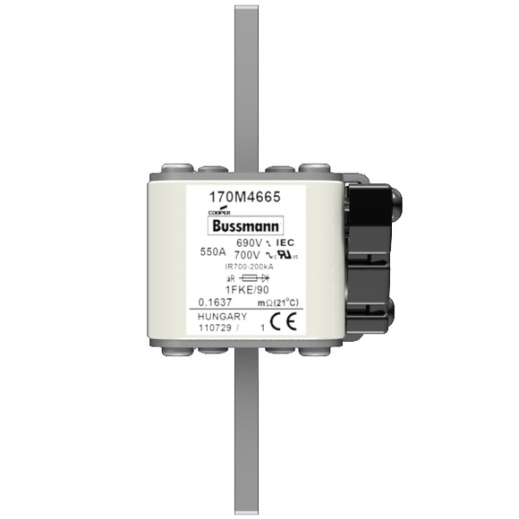 170M4665 Быстрый предохранитель 550A 690V 1FKE/90 AR UC