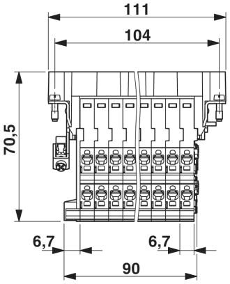 Phoenix contact 1648500 HC-B 24-A-DT-PER-M Адаптер клеммного модуля
