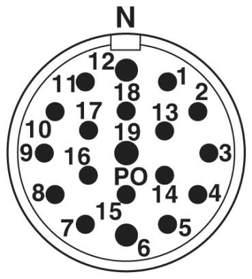 Phoenix contact 1620263 CA-19P1N12T006 Кабельный соединитель