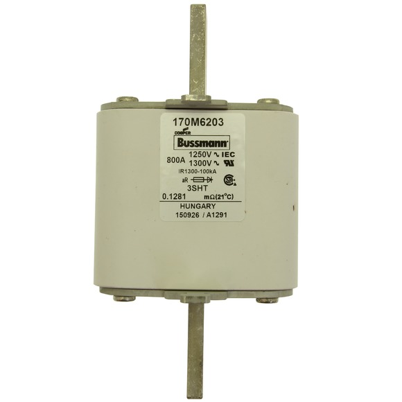 170M6203 Быстрый предохранитель 800A 1250V 3SHT AR CU