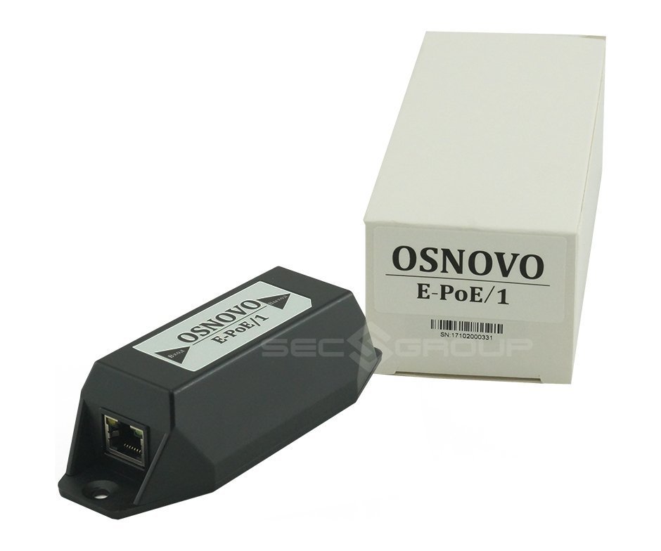 OSNOVO E-PoE/1 PoE удлинитель 10M/100M Fast Ethernet до 200м