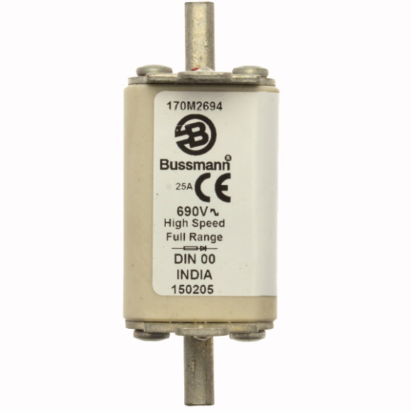 170M2695 Быстрый предохранитель 32A 690V DIN 00 GR