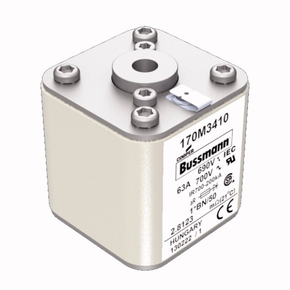 170M3410 Быстрый предохранитель 63A 690V 1*BN/50 AR UC