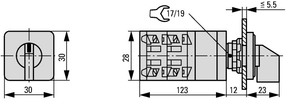 208276 Специальные выключатели, TM, 10 A, Центральный монтаж, 8 Модуль (модули) (TM-8-SOND-ERSTBESTELLUNG/EZ)