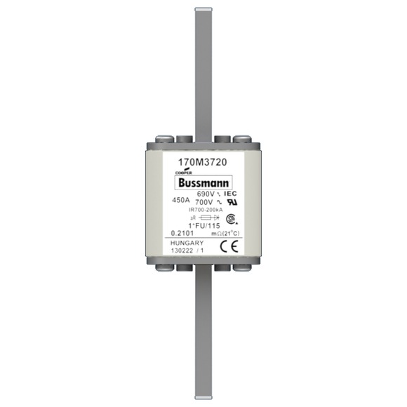 170M3720 Быстрый предохранитель 450A 690V 1*FU/115 AR UC