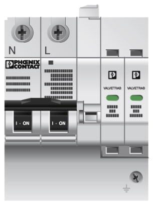 Phoenix contact 2882763 VAL-CP-MCB-1S-350/40/FM Разрядник для защиты от импульсных перенапряжений, тип 2