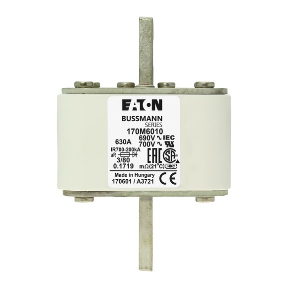 170M6010 Быстрый предохранитель 630A 690V 3/80 AR UC