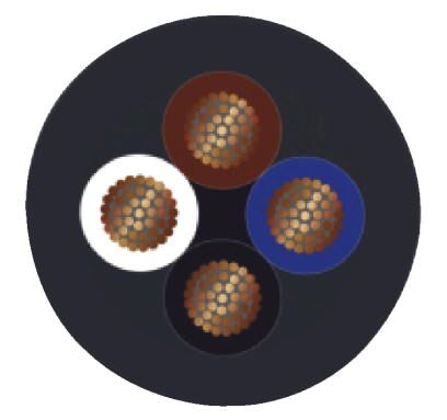 Phoenix contact 1408826 SAC-4P-10,0-PUR/M12FST Силовой кабель