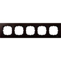 Schneider Electric MTN4055-3471 MERTEN M-Elegance РАМКА деревянная 5 постов, ВЕНГЕ, SM