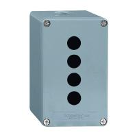 Schneider Electric XAPM2504 КНОПОЧНЫЙ ПОСТ МЕТАЛ. 4 ОТВ. 80Х130 XAPM2504