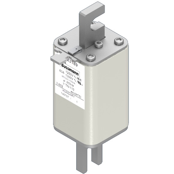170M3189 Быстрый предохранитель 63A 1250V 1*TN/110 AR CU
