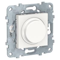 Schneider Electric NU551418 UNICA NEW LED СВЕТОРЕГУЛЯТОР повор-наж, универсальный 5-200Вт, белый