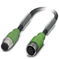 Phoenix contact 1522969 SAC-8P-M12MS/ 0,3-PUR/M12FS SH Кабель для датчика / исполнительного элемента