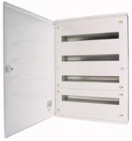285220 Complete surface-mounted flat distribution board, white, 24 SU per row, 6 rows, type E (BF-O-6/144-E)
