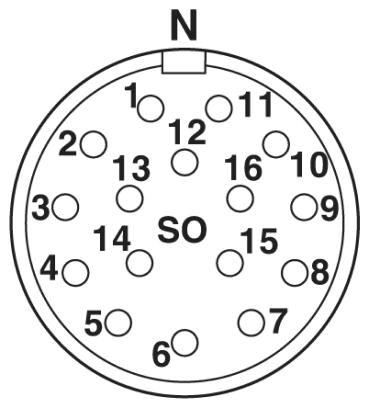 Phoenix contact 1620246 CA-16S1N12T007 Кабельный соединитель