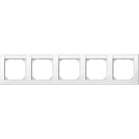 Schneider Electric MTN471519 MERTEN M-Smart РАМКА 5 постов с полем д/надп. гор. устан. ПОЛ.БЕЛЫЙ, SM