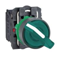 Schneider Electric XB5AK123G5 ПЕРЕКЛЮЧАТЕЛЬ 22ММ 48-120В ЗЕЛ. С ПОДСВ.