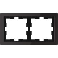 Schneider Electric MTN4020-6503 MERTEN D-Life РАМКА 2-постовая, ЧЕР. ОНИКС