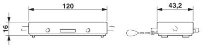 Phoenix contact 1644614 HC-B 24-SD-FQU/FS-AL Защитная крышка