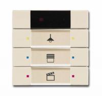 6129/01-82-500 Сенсор 3/6-клавишный, ИК-приёмник, слоновая кость