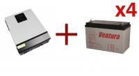 Комплект Stark Country 5000 INV-MPPT + Ventura GPL 12-100  4