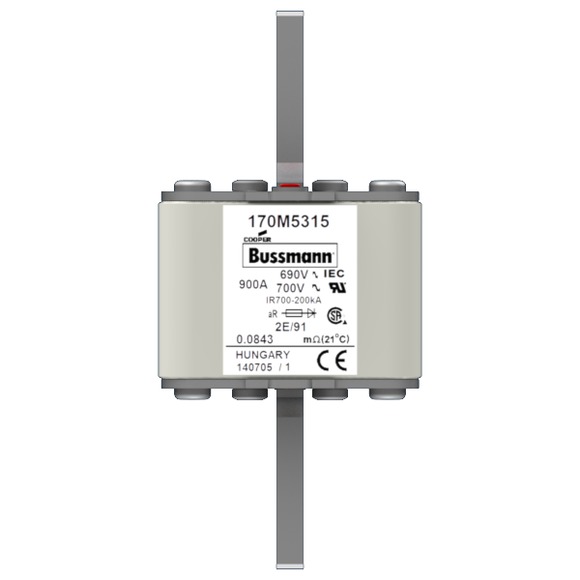 170M5315 Быстрый предохранитель 900A 690V 2E/91 AR UC