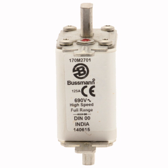 170M2701 Быстрый предохранитель 125A 690V DIN 00 GR