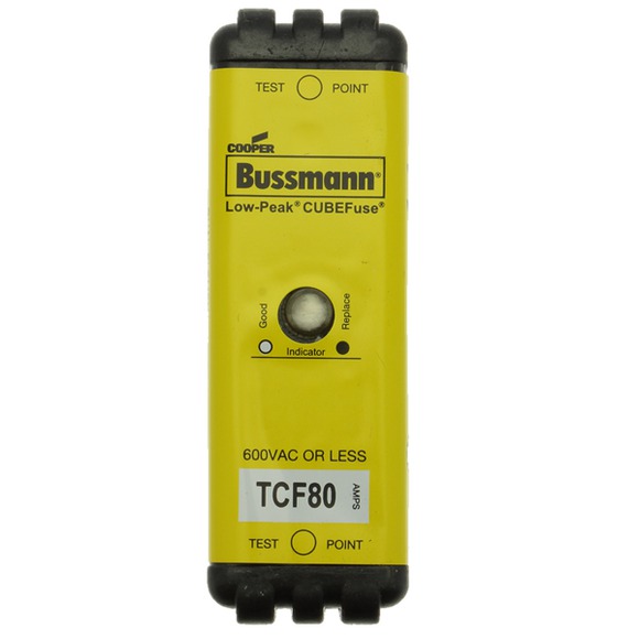 TCF40 Предохранитель CUBE, TIME DELAY, 600 В АС/300 DC с индикацией