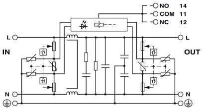 Phoenix contact 2859987 SFP 1-20/230AC Устройство защиты от перенапряжений с ЭМ-фильтром