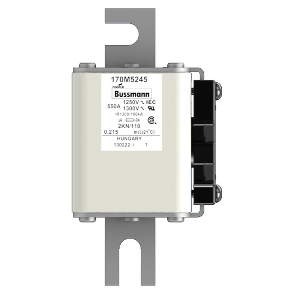 170M5245 Быстрый предохранитель 550A 1250V 2KN/110 AR CU