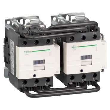 КОНТАКТОР РЕВЕРС. D 3Р, 95 A, НО+НЗ, 230V 50/60 ГЦ, ЗАЖИМ ПОД ВИНТ,