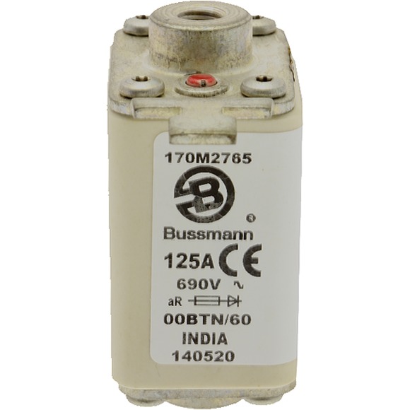 170M2765 Быстрый предохранитель 125A 690V 00BTN/60 AR