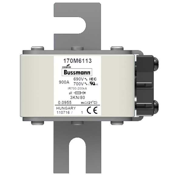 170M6103 Быстрый предохранитель 900A 690V 3KN/80 AR