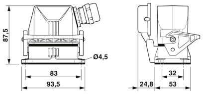 Phoenix contact 1416354 HC-STA-B10PT-BWSC-LS-M25-ELCAL Комплект вставных соединителей