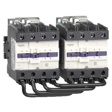 КОНТАКТОР РЕВЕРС. D 4Р (4 НО), AC1 125 A, 220V 50 ГЦ, МЕХ. БЛОКИРЗАЖИМ ПОД ВИНТ