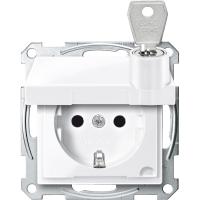 Schneider Electric MTN2315-0325 MERTEN МЕХАНИЗМ роз.с крышкой запир.различн.замками, АКТИВНЫЙ БЕЛЫЙ, QF SM