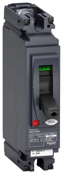 Schneider Electric 1П Автоматический выключатель NSX250N TM200D AC/DC (арт.LV438694)