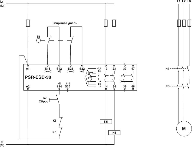 Phoenix contact 2981813 PSR-SPP- 24DC/ESD/4X1/30 Реле безопасности