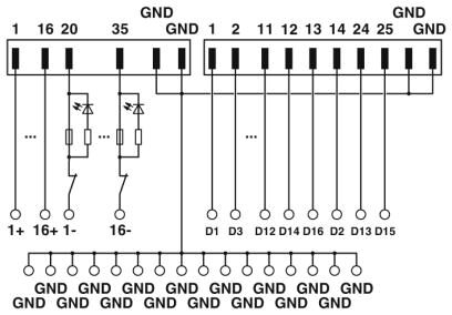 Phoenix contact 2905197 UM-D37M/DS/FU/LED/AID16/C300/R Интерфейсный модуль