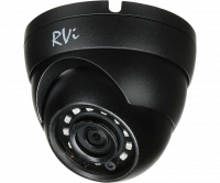 RVi-1NCE2020 (2.8) black уличная купольная 2 мп IP видеокамера с ик подсветкой и с PoE