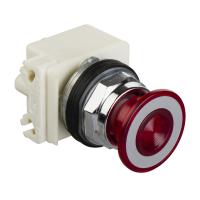 Schneider Electric 9001KR9P35LRR КНОПКА 30ММ 24В КРАСНАЯ ГРИБОВИДНАЯ