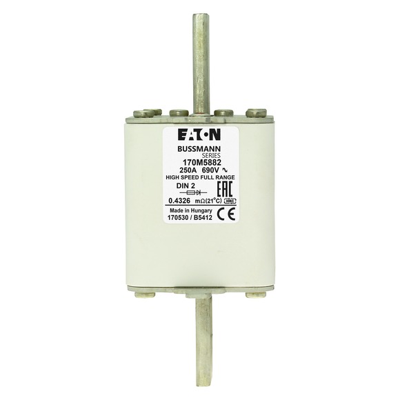 170M5882 Быстрый предохранитель 250A 690V DIN 2 GR