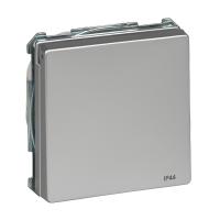 Schneider Electric MTN2414-4060 MERTEN Aquadesign МЕХ-М РОЗЕТКИ с крышкой, СТАЛЬ