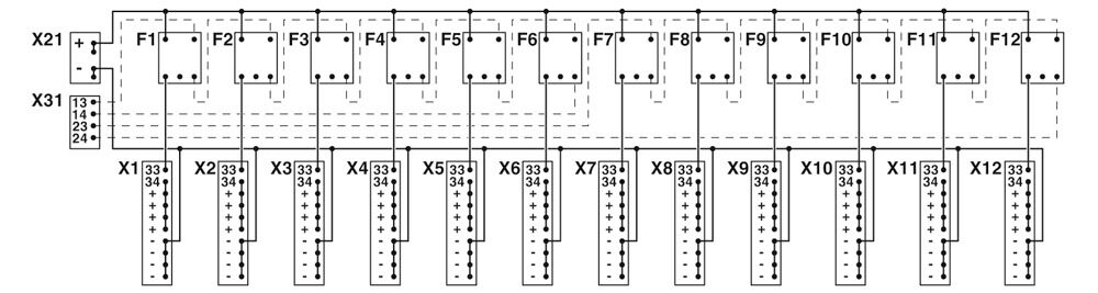 Phoenix contact 2905241 CBB 12 2X6RC-PT Распределитель потенциала